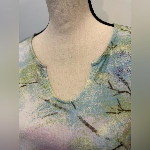 Scenic Print Women's Sweater - Picture 3 of 7